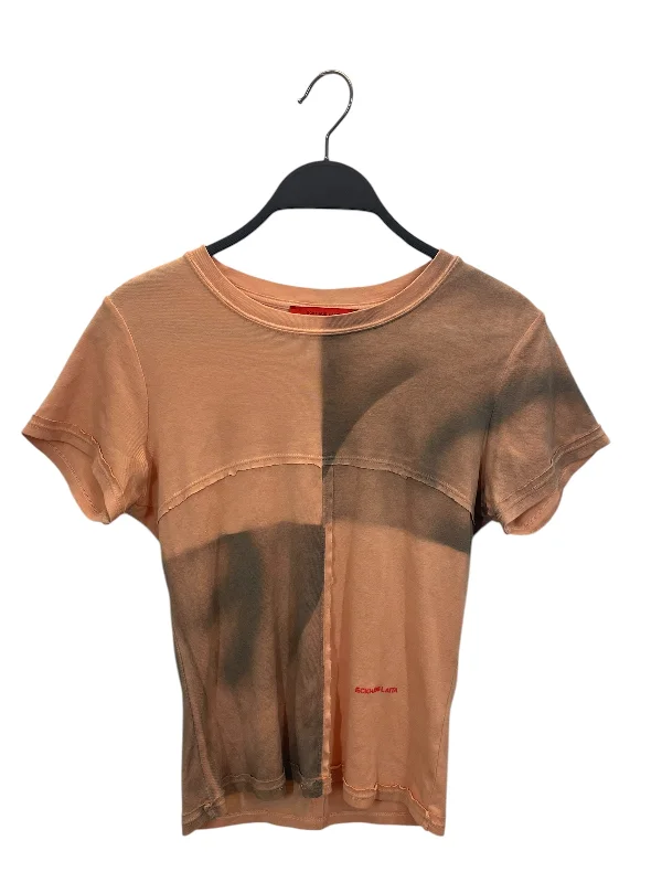 Simple Style ECKHAUS LATTA/T-Shirt/S/Graphic/Cotton/ORN/LAPPED BABY TEE