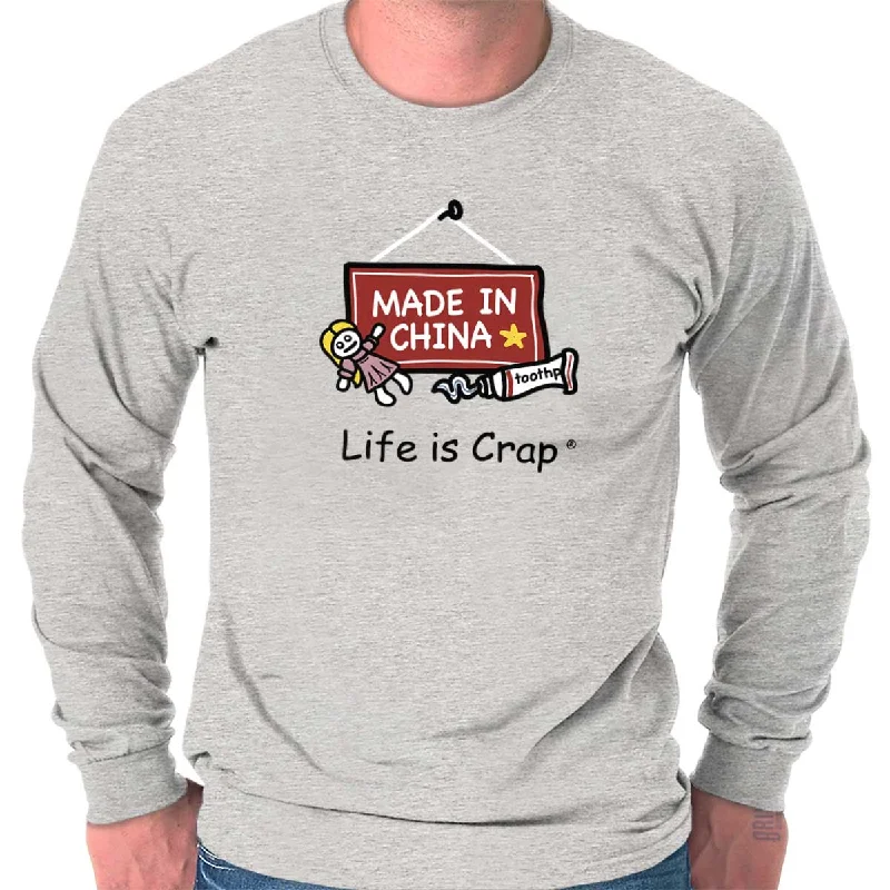 Elegant Dressing Made In China Long Sleeve Tee
