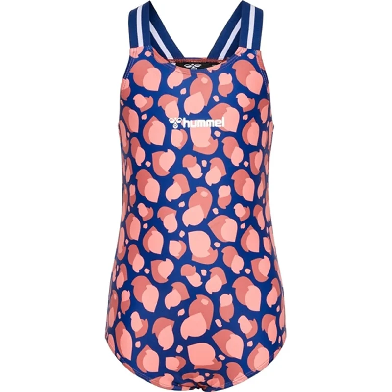 Lounge Chic Hummel Navy Peony Zoey Swimsuit