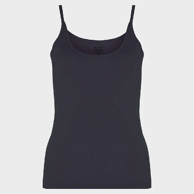 Everyday Style Ladies Essential Spaghetti Vest Navy