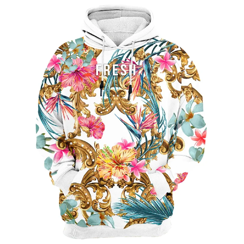 Cozy Outerwear Hidden Hibiscus Hoodie