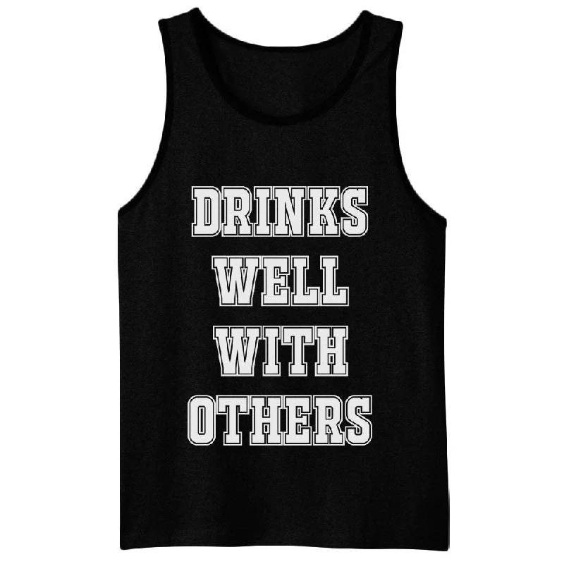 Breezy Comfort Drinks Well With Others - Men's Tank