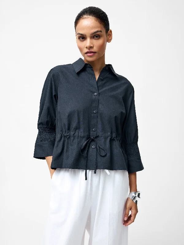 Elegant Fit Era Poplin Top