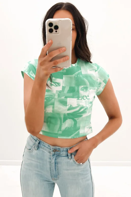 Weekend Comfort Wear 90s Baby Tee Mixed Up