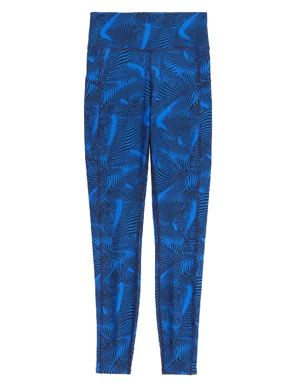 Weekend Wear Go Move Printed High Waisted Gym Leggings