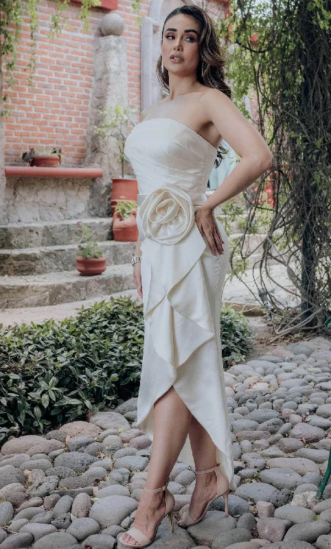 Modern Chic Terani Couture 232C1122 - Strapless High Low Cocktail Dress
