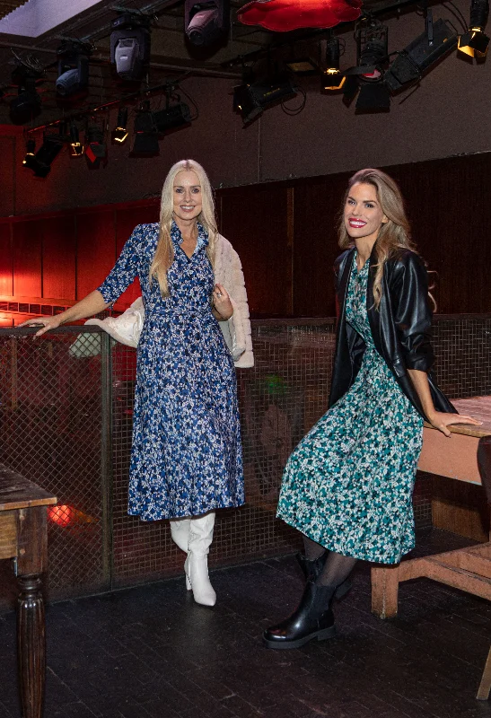 Cozy Footwear Vine Printed Dress