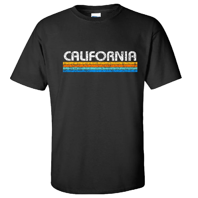 Breezy Style California Vintage Stripe Asst Colors T-shirt/tee