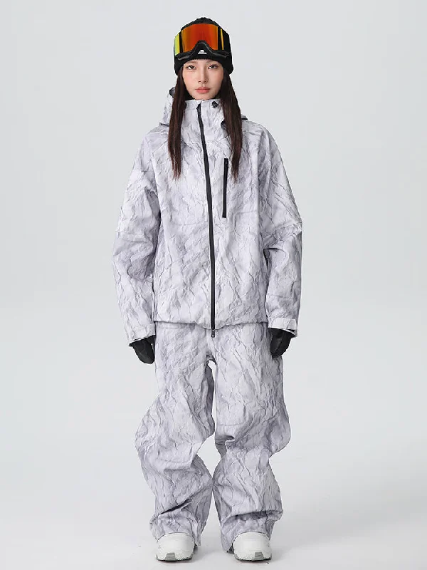 Soft Feel Women's Searipe Urban Combat Camo Freestyle Baggy Snow Suit