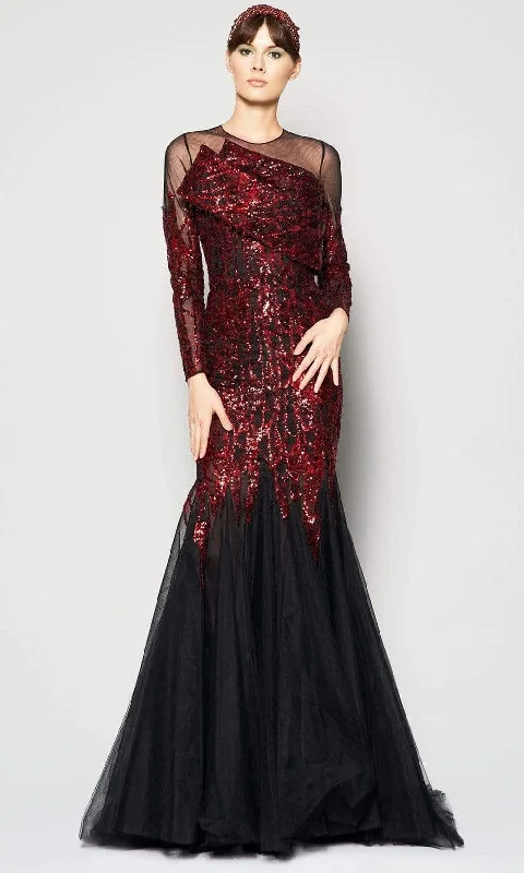 Simple Chic MNM Couture - N0362 Sequined Mermaid Creative Dress