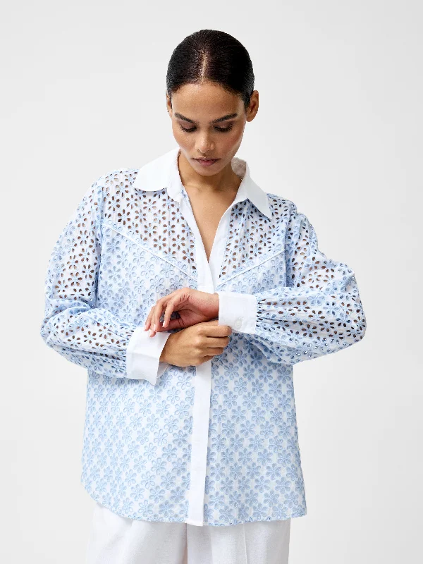 Versatile Outfits Galina Cotton Embroidered Shirt