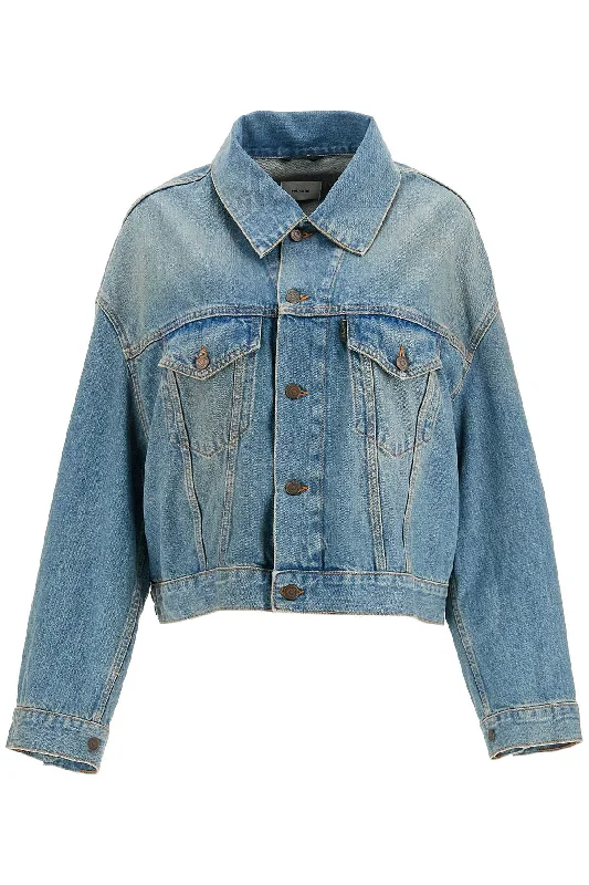 Cozy Apparel Haikure Women's blue Boxy Jacket With Spencer