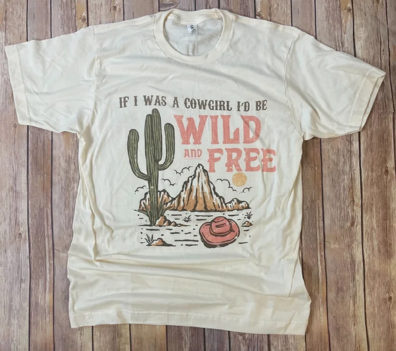 Cozy Layers Women's Western Graphic Tee Shirts