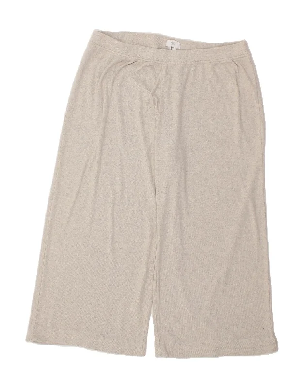 Relaxed Dresses FAT FACE Womens Wide Leg Tracksuit Trousers UK 20 2XL Grey Viscose