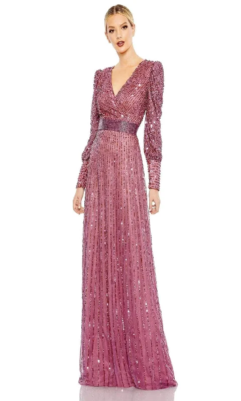 Cozy Fashion Mac Duggal 5720 - Sequin A-Line Evening Dress
