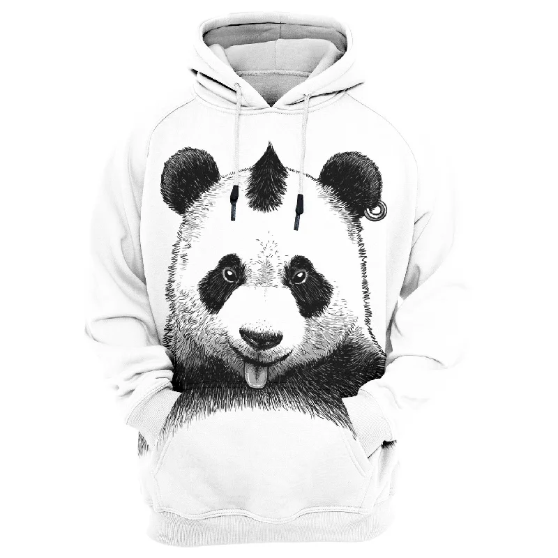 Comfortable Looks Punk Panda Hoodie