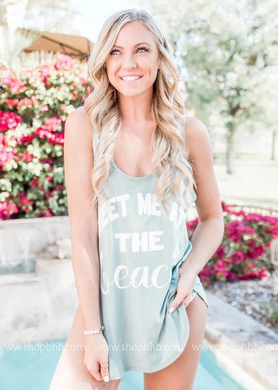 Soft Casuals Meet Me a the Beach Tank Top**