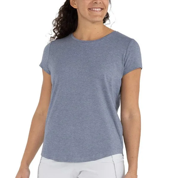Stylish Ease Women's Bamboo Current Short Sleeve Tee Shirt