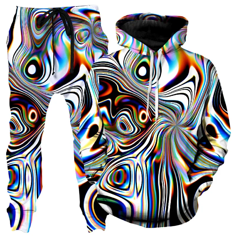 Easy Chic Oil Aura Hoodie and Joggers Combo