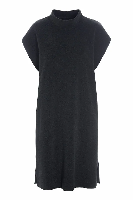 Stylish Wear TUNIC SLEEVELESS - 3247 - SOFT BLACK