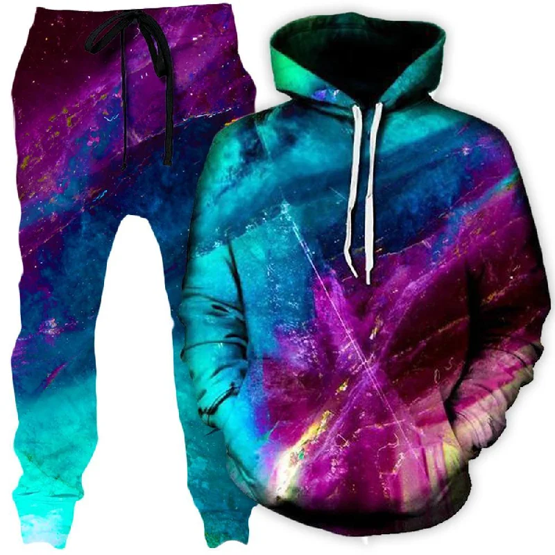 Comfy Dress Open Path Hoodie and Joggers Combo
