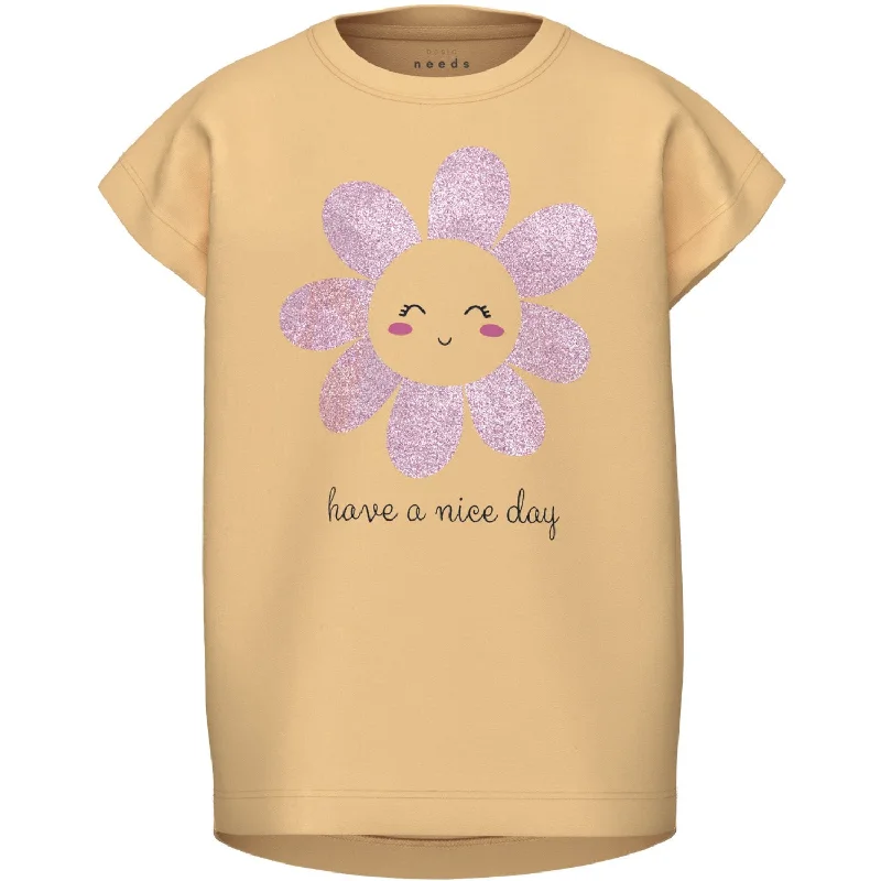 Comfortable Fashion Looks Name It Impala Have A Nice Day Violet T-Shirt