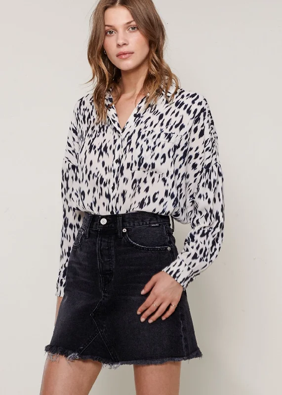 Simple Comfort Women's Printed Shirt Blouse