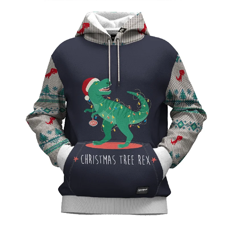 Stylish Ease Tree Rex Hoodie