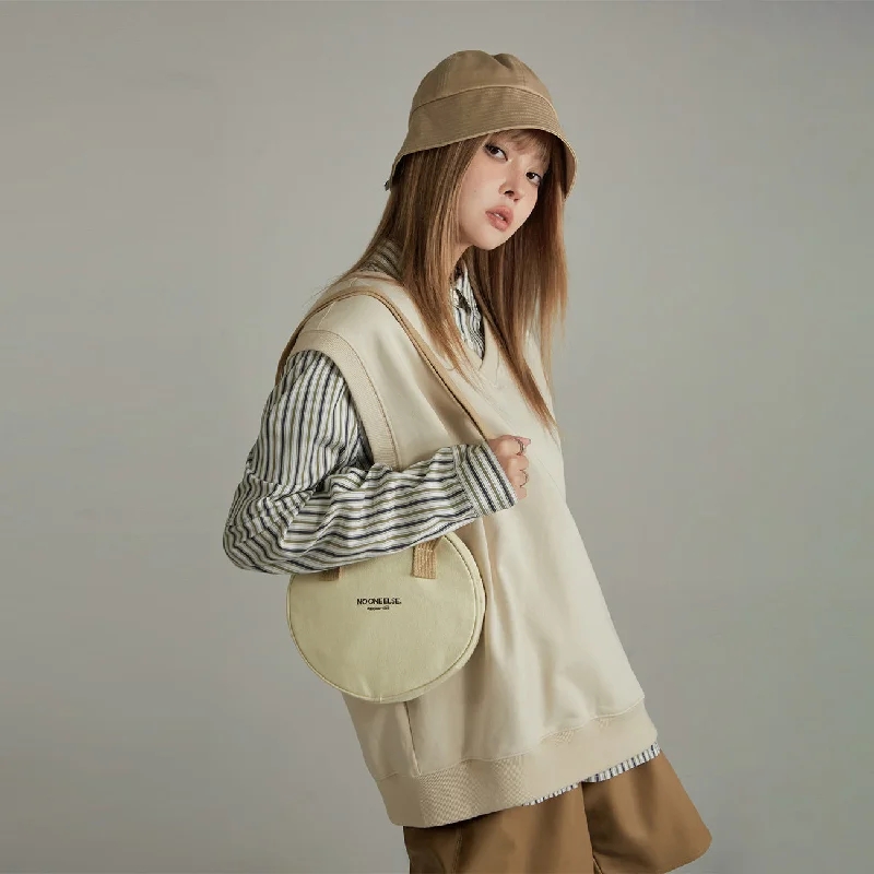 Warm Wear Simple V-Neck Sweater Vest