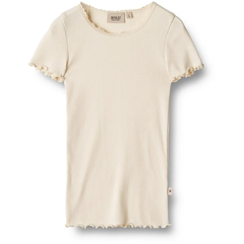 Effortless Elegance Wheat Cream Rib T-shirt Katie