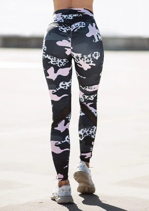 Classic Comfort Bootylicious Dusty Pink Camo Legging