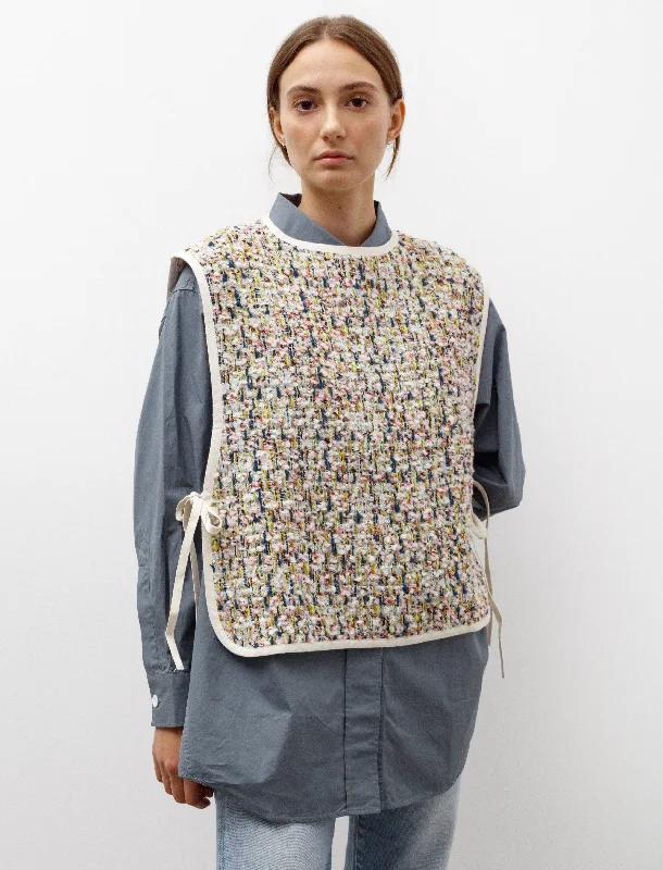Comfortable Tops Strik Vest Candy Tweed