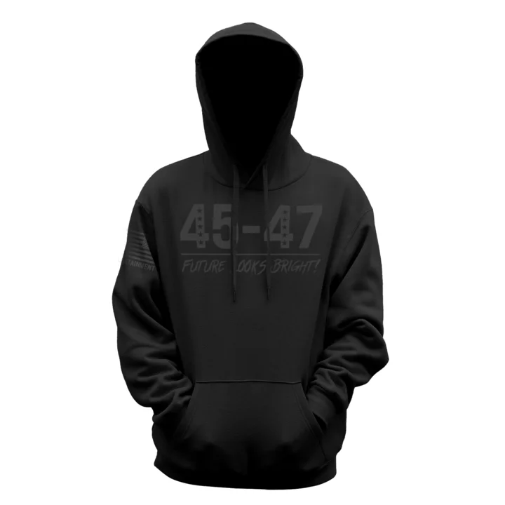 Effortless Looks Future Looks Bright Black Inauguration Hoodie
