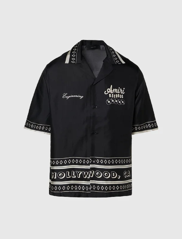 Soft Knitwear RECORDS SHORT SLEVE SHIRT