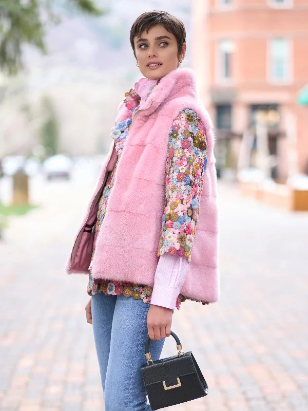 Trendy Wear Sarah Mink Fur Vest