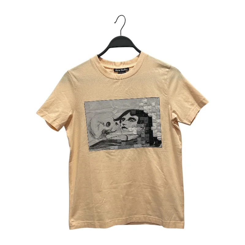 Comfortable Jackets Acne Studios/T-Shirt/S/Graphic/Cotton/CRM/Kiss of Death Tee