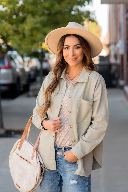 Comfortable Sweaters Neutral Basic Shacket