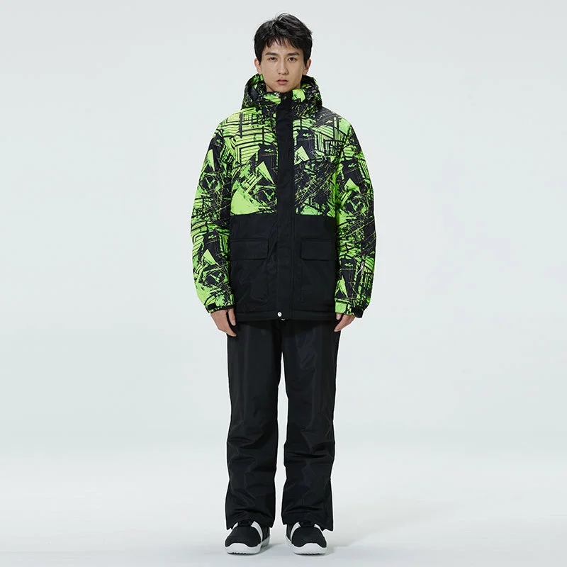 Relaxed Fit Men's Arctic Queen Jungle Adventurer Snow Jacket & Pants