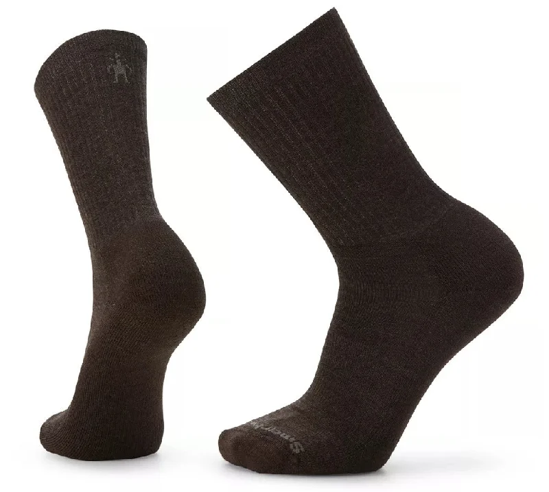 Casual Chic Outfits Everyday Solid Rib Crew Socks