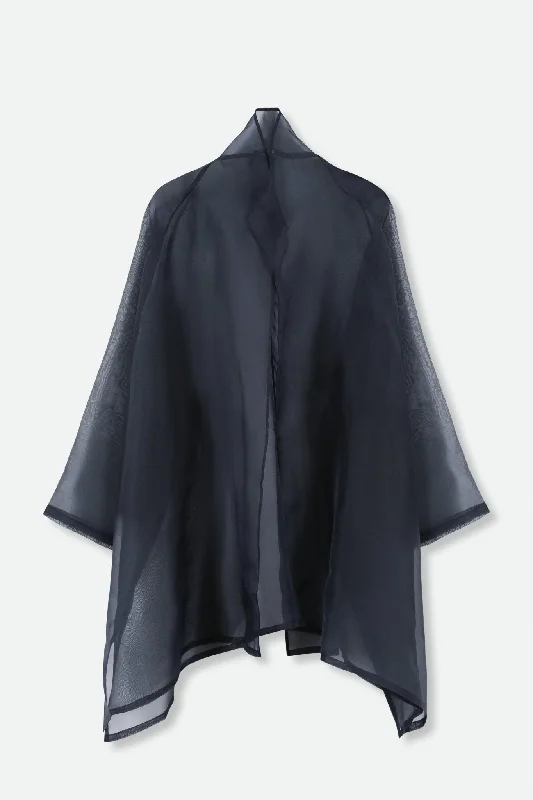Cozy Fitting CORTINA IN SILK ORGANZA IN NAVY