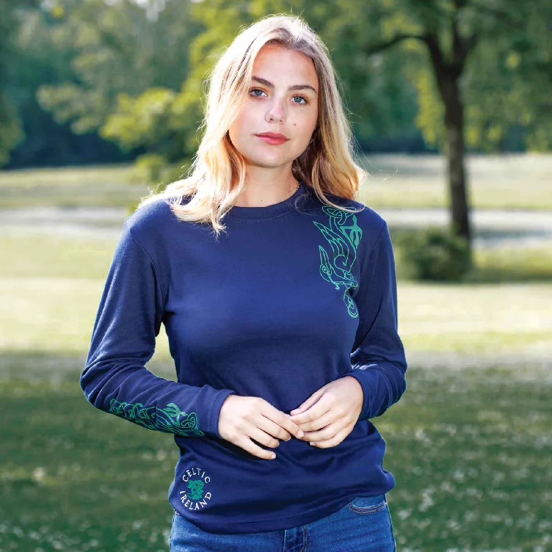 Breezy Comfort Long Sleeve Celtic Women's T-Shirt
