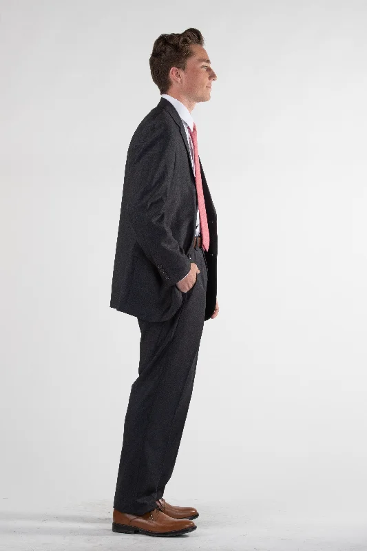 Casual Fit Wear Signature Suit Classic Charcoal