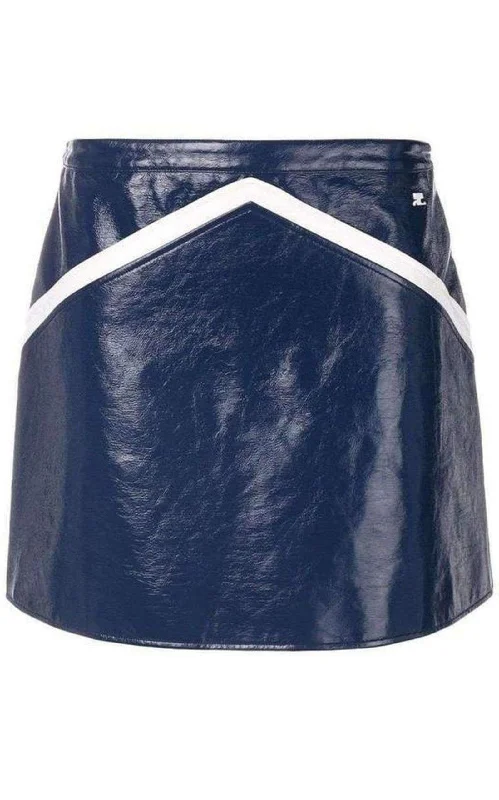 Everyday Comfort Blue Rangers Vinyl Mini Skirt