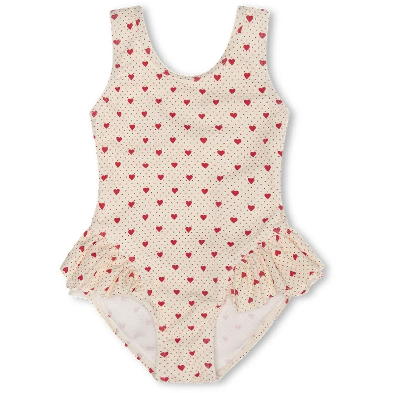 Sporty Comfort That's Mine Lots Of Love Red Safina Swimsuit