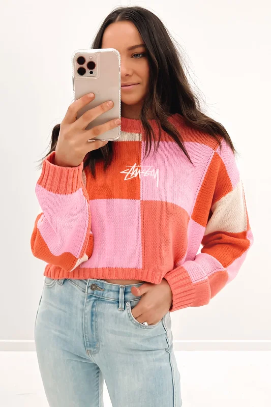 Comfortable Fashion Anderson Knit Sweater Check