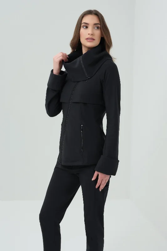 Soft Textures Lugano Asymmetrical Zip Front Jacket