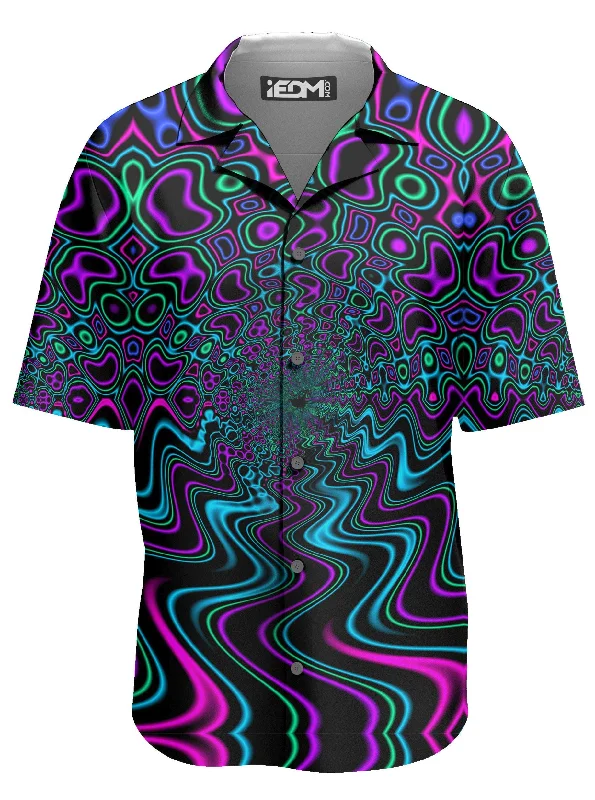 Breezy Comfort Fractal River Lounge Shirt