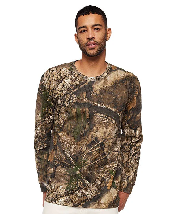 Light Dressing 3981 - Code Five Mens Realtree Camo Long-Sleeve T-Shirt