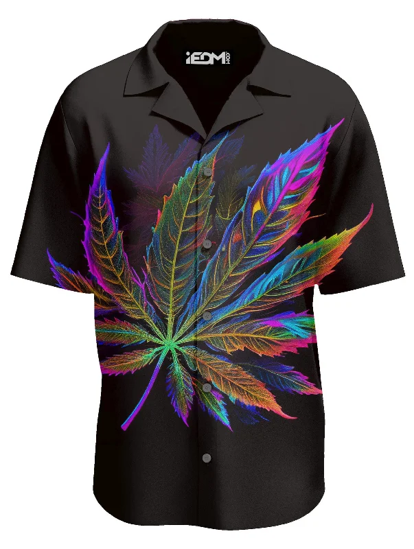 Modern Chic Blacklight Weed Lounge Shirt
