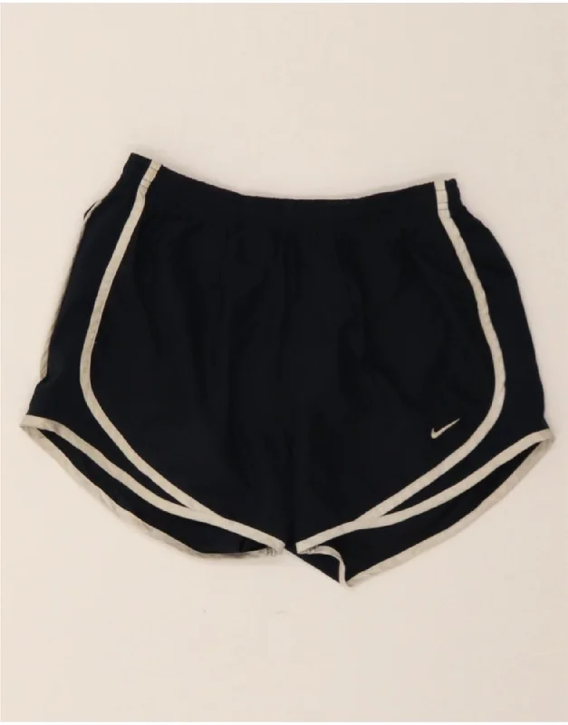Cozy Outfit NIKE Womens Dri Fit Sport Shorts UK 8 Small  Black Polyester
